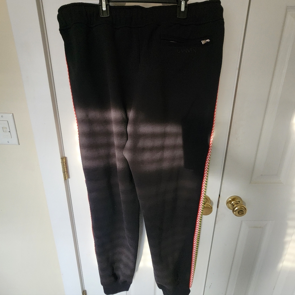 Lanvin Side Curb Cotton Trackpants - Picture 5 of 14